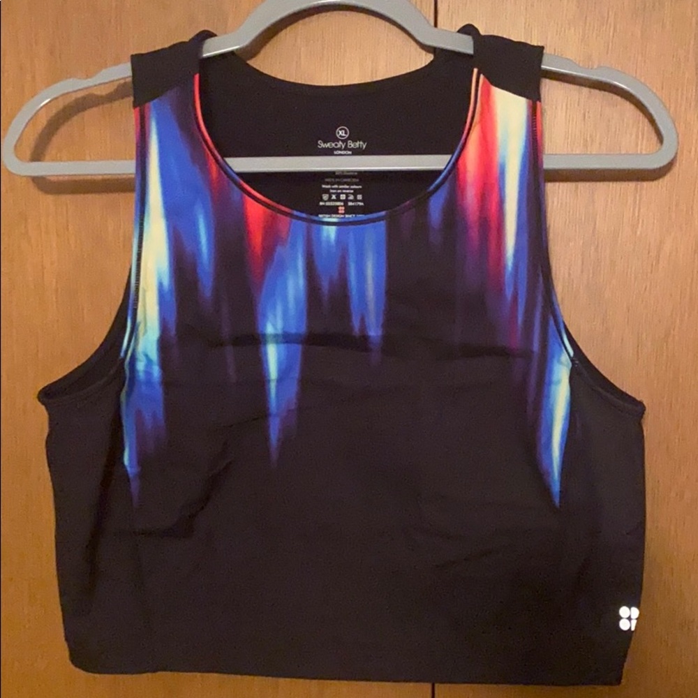 Like new Sweaty Betty cropped tank!